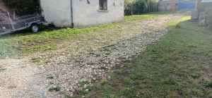 Photo de galerie - Aménagement d'un petit accès en pierre