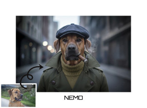 Photo de galerie - Photos réalistes de votre chat ou chien. 
Envoyez-moi 3 ou 4 photos de votre animal de compagnie, vous obtiendrez un portrait unique et original. 
C'est aussi un cadeau original pour les fêtes ou anniversaire ! 