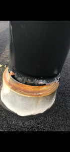 Photo de galerie - Réparation de pieds de cheminée