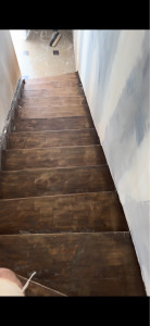Photo de galerie - Début du ponçage 