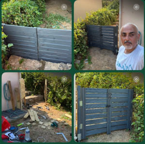 Photo de galerie - Pose et réparation de portails, saturateur et menuiserie extérieure. Travaux soignés de rénovation et bricolage. Devis et contact rapide. Mots-clés : Menuiserie, Portail, Saturateur, Peinture, Bricolage, Rénovation, Artisan, Grasse.