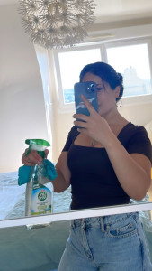 Photo de galerie - Nettoyage du miroir