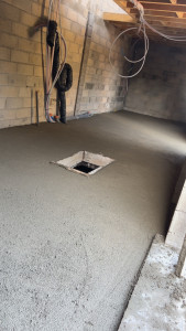 Photo de galerie - Réalisation d’une chape  légère 