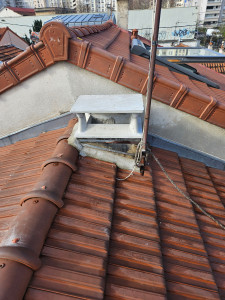 Photo de galerie - Changement aspirateur chapeau de cheminée 