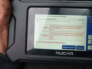 Photo de galerie - Passage au diagnostic, Description et recherche de pannes, interprétation de code erreur 