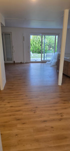 Photo de galerie - Pose parquet en enfilade 
