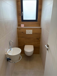Photo de galerie - Changement des toilettes 