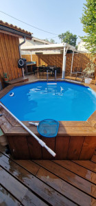 Photo de galerie - Nettoyage piscine hors sol