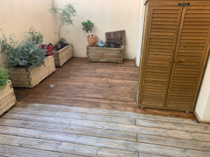 Photo de galerie - Terrasse Bois Nettoyage Karcher + Application Saturateur Mai 2025