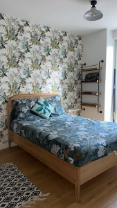 Photo de galerie - Pose de tapisserie 