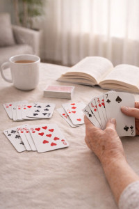 Photo de galerie - Présence, échange et stimulation au quotidien pour maintenir le lien social et le bien-être.