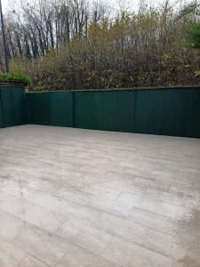 Photo de galerie - Terrasse préparée carreaux