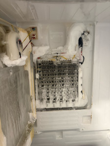 Photo de galerie - Frigo évaporateur pris en glace 