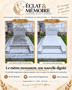 Photo de galerie - Nettoyage de sépulture 