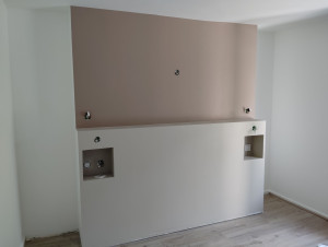 Photo de galerie - Peinture chambre sur deux coloris