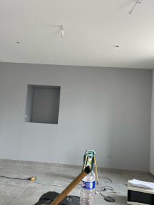 Photo de galerie - Un mur à peindre c’était un beau chantier.