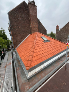 Photo de galerie - Réfection complète d’une toiture avec isolation part l’extérieur en sarking