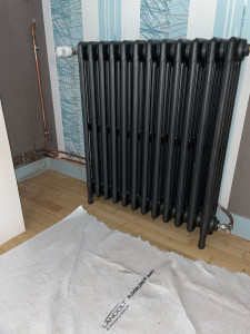 Photo de galerie - Pose et raccordement radiateur