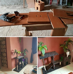 Photo de galerie - Réalisation d une maison pour chat