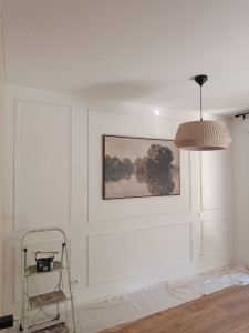 Photo de galerie - Pose moulure // peinture