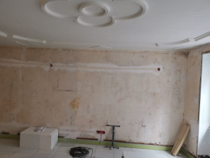 Photo de galerie - Salon avant préparation et peinture 