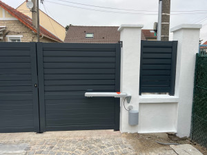 Photo de galerie - Pose de portail plus clôture 