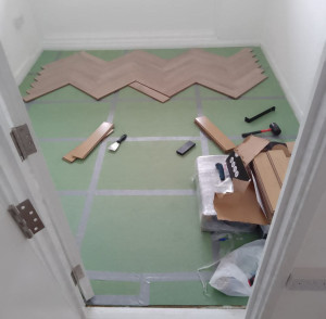 Photo de galerie - Pose de parquet - Revêtement de sol