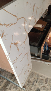 Photo de galerie - Réalisation d'un comptoir de bar 