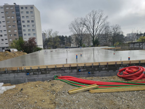 Photo de galerie - Dalle devit sanitaire.