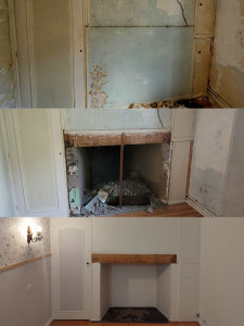 Photo de galerie - Mise en valeur d'un conduit de cheminée oublié 