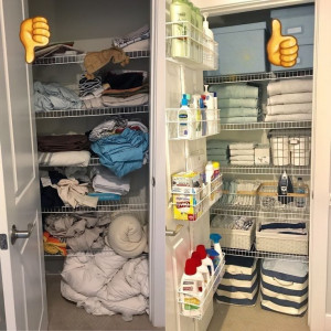 Photo de galerie - Organisation et optimisation des espaces de stockage pour un rangement durable et fonctionnel.