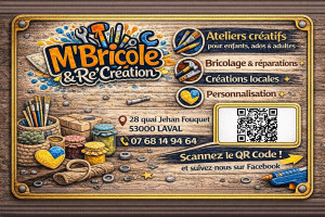 Photo de galerie - Au plaisir de vous rencontrer dans ma boutique 28 quai jehan fouquet 53000 laval 