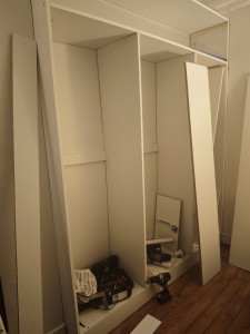 Photo de galerie - Réalisation d'un dressing avant
