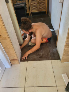 Photo de galerie - Remplacement d un carreaux fissuré 