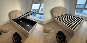Photo de galerie - Montage lit coffre 
