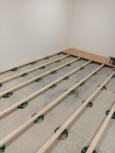 Photo de galerie - Pose d' un plancher OSB 