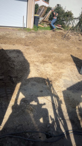 Photo de galerie - Réalisation d’un décaissement pour la pose d’un gravier pour le parking des voitures