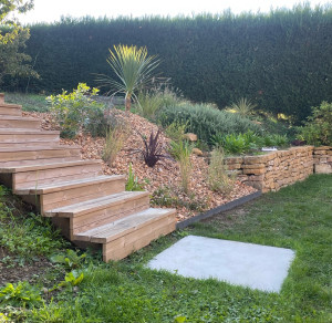 Photo de galerie - Plantation-paillage-bordure 