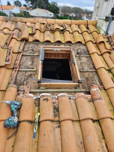 Photo de galerie - Remplacement fenêtre de toit 