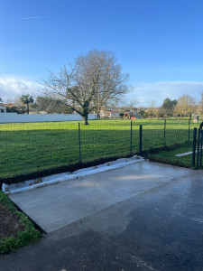 Photo de galerie - Dalle béton pour accueillir une futur pergola 