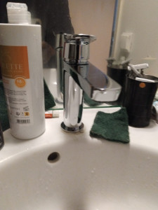 Photo de galerie - Changement mitigeur de lavabo 