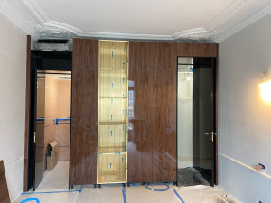 Photo de galerie - Dressing , porte couloir sur mesure 