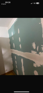 Photo de galerie - Enduit sur placo 