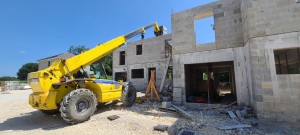 Photo de galerie - Construction maison mitoyenne toit terrasse 