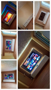 Photo de galerie - Coin TV Cozy +panneau mural .