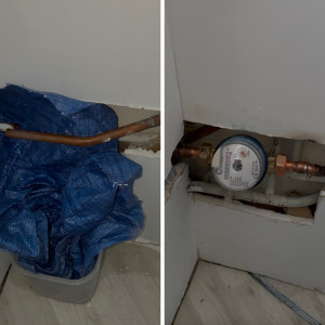 Photo de galerie - Pose d’un sous compteur d’eau 