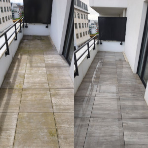 Photo de galerie - Nettoyage terrasse 