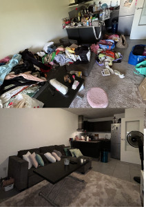 Photo de galerie - Nettoyage en profondeur + rangement et réorganisation 