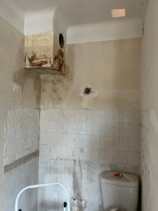 Photo de galerie - Avant rénovation des murs et plafond