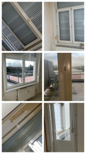 Photo de galerie - Gros nettoyage de fenêtre jauni par la cigarette 